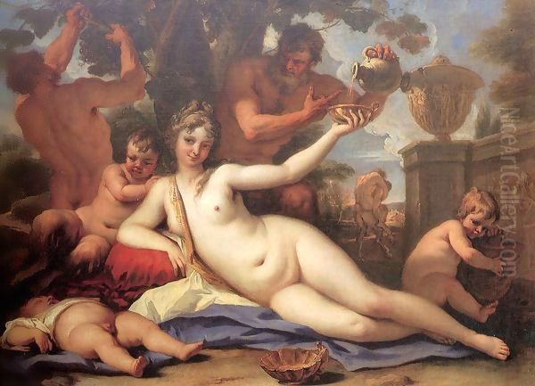 Bacchante Oil Painting by Sebastiano Ricci