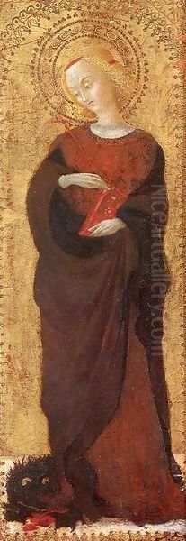 Saint Margaret Oil Painting by Stefano Di Giovanni Sassetta