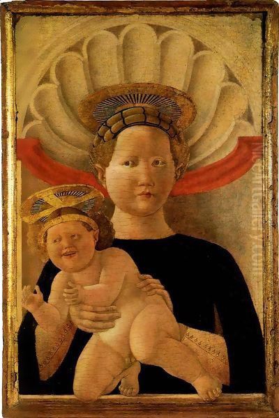 Madonna and Child Oil Painting by Paolo Uccello