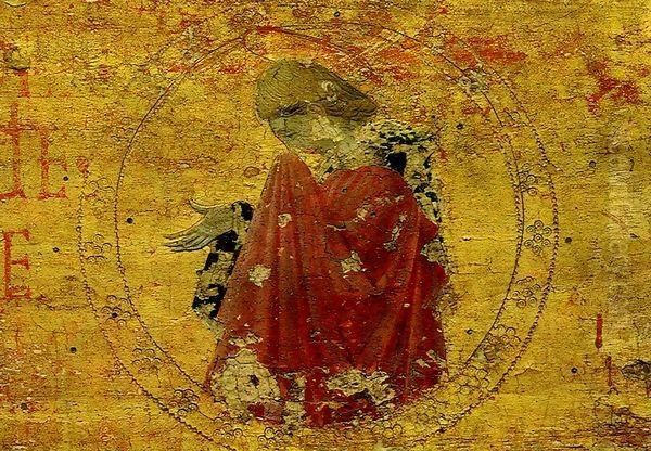 Avane Predella Saint John the Evangelist Oil Painting by Paolo Uccello