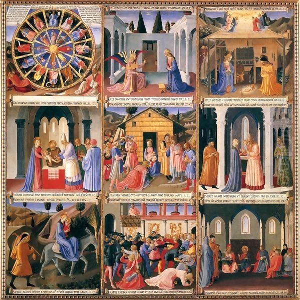 Scenes from the Life of Christ Oil Painting by Angelico Fra