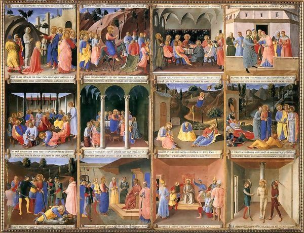 Scenes from the Life of Christ 2 Oil Painting by Angelico Fra