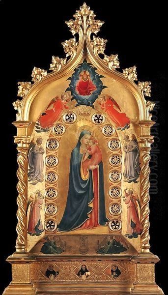 Madonna of the Star Oil Painting by Angelico Fra