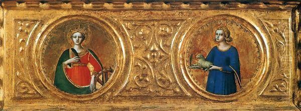 Predella of the St Peter Martyr Altarpiece (detail) 2 Oil Painting by Angelico Fra