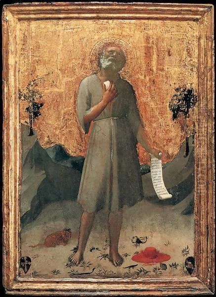 Penitent St Jerome Oil Painting by Angelico Fra