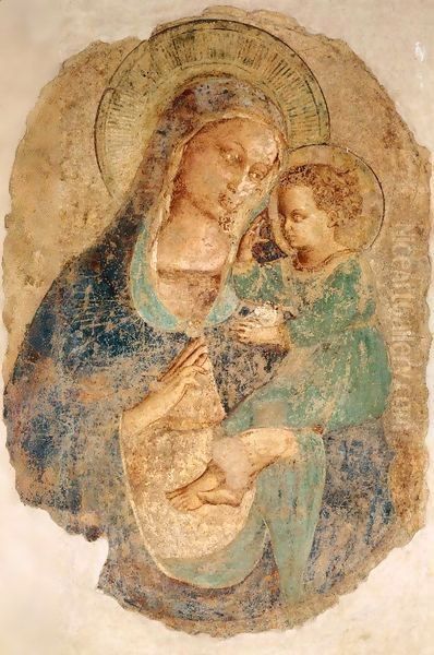 Madonna and Child 3 Oil Painting by Angelico Fra