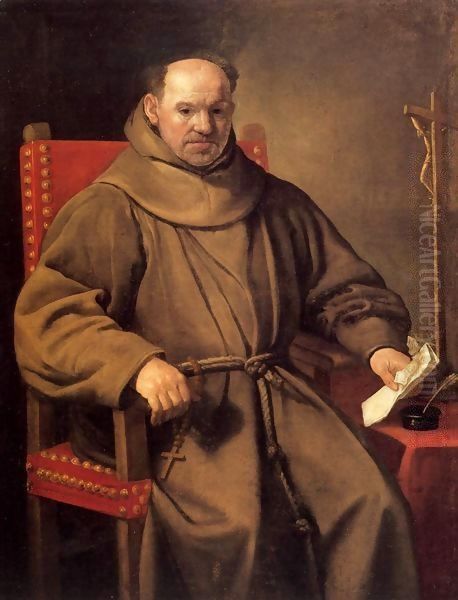 Portrait of a Friar Oil Painting by Carlo Ceresa