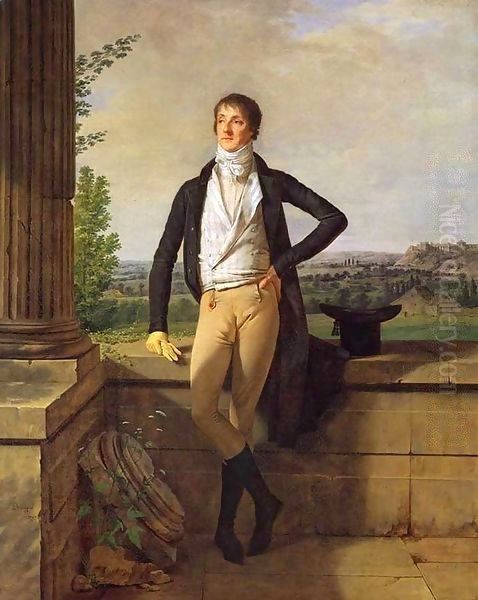 Barthelemy Charles, Comte de Dreux-Nancre Oil Painting by Martin Drolling