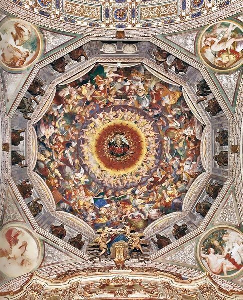 Assumption of the Virgin Oil Painting by Gaudenzio Ferrari