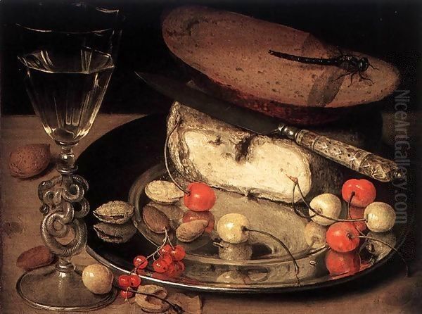 Still-Life with Cherries Oil Painting by Georg Flegel