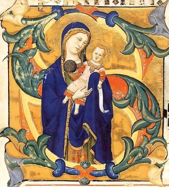 Gradual from Santa Maria degli Angeli (Folio 137) Oil Painting by Don Silvestro Dei Gherarducci