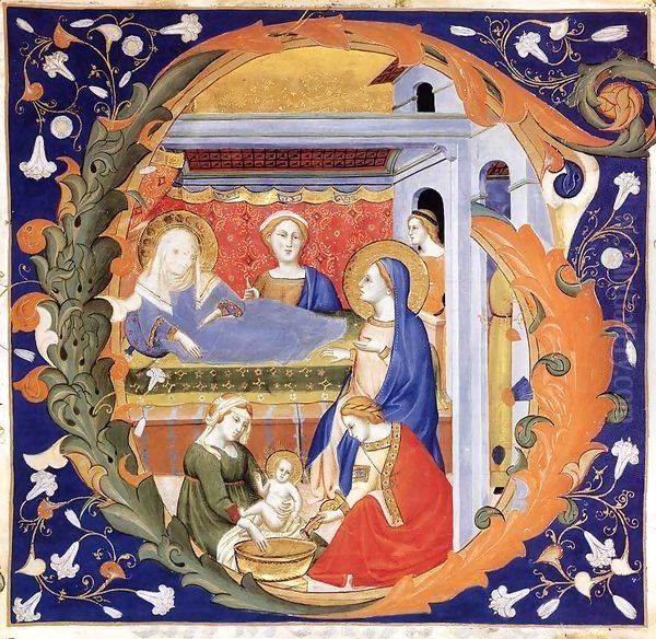 Gradual from Santa Maria degli Angeli (Folio 148) Oil Painting by Don Silvestro Dei Gherarducci