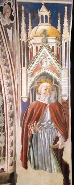 St Ambrose Oil Painting by Giovanni Di Piamonte