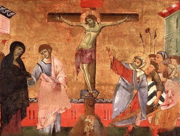 Crucifixion 2 Oil Painting by Guido Da Siena