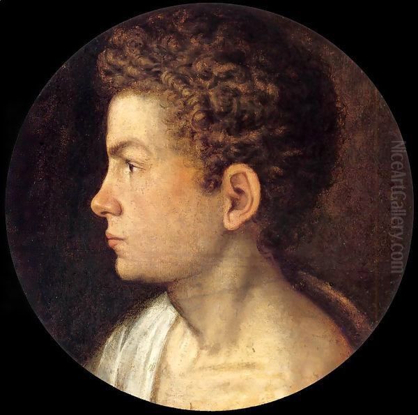 Self-Portrait 2 Oil Painting by Giovan Paolo Lomazzo