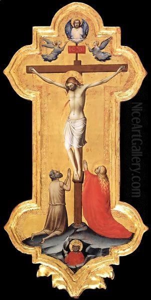 Processional Cross Oil Painting by Lorenzo Monaco