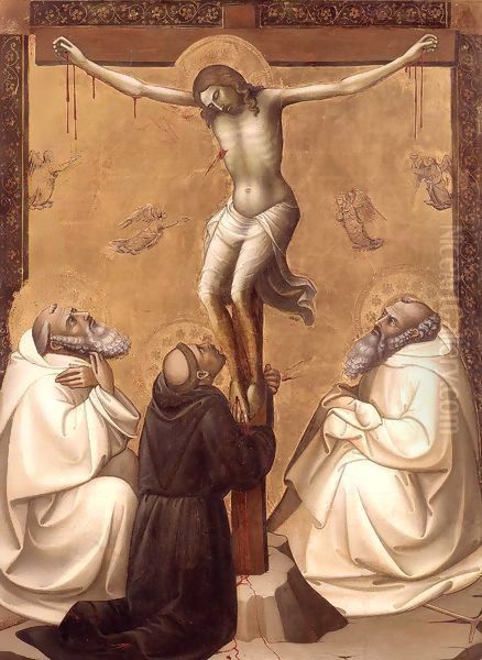 Christ on the Cross Oil Painting by Lorenzo Monaco