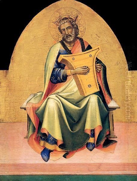 David Oil Painting by Lorenzo Monaco