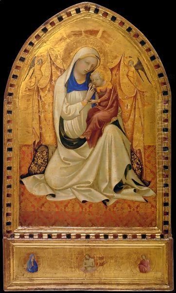 Madonna of Humility Oil Painting by Lorenzo Monaco