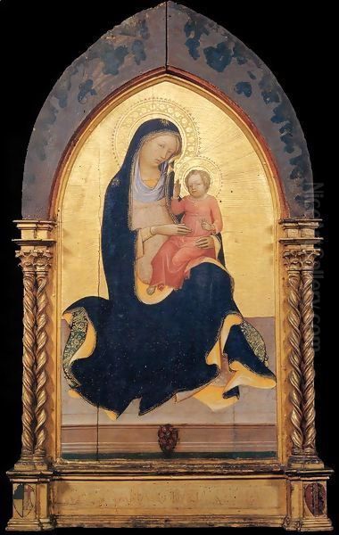 Madonna of Humility 2 Oil Painting by Lorenzo Monaco