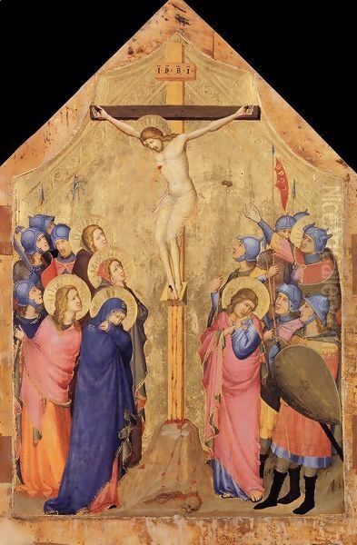 The Crucifixion Oil Painting by Master of the Codex of St. George