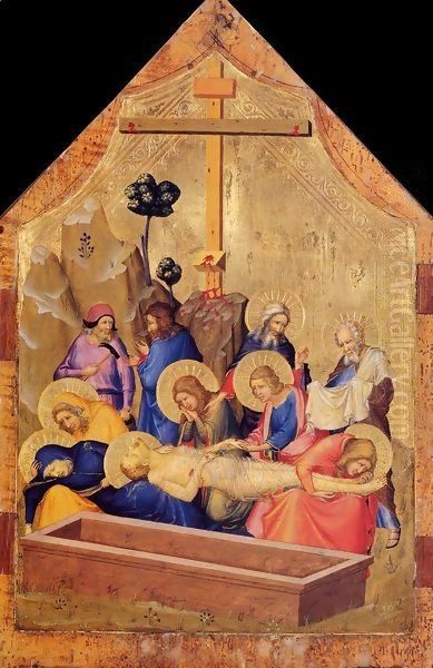 The Lamentation Oil Painting by Master of the Codex of St. George