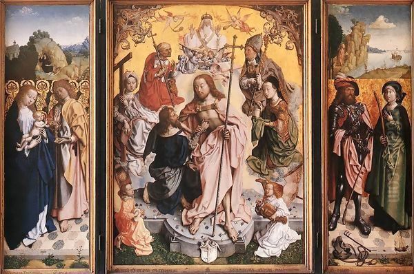 St Thomas Altarpiece Oil Painting by Master Of The St. Bartholomew Altarpiece