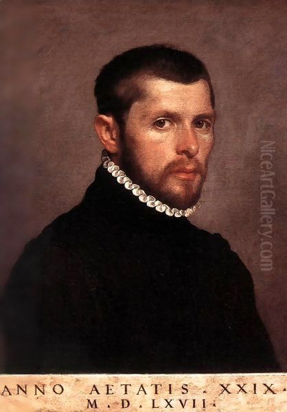 Portrait of a Man 2 Oil Painting by Giovanni Battista Moroni