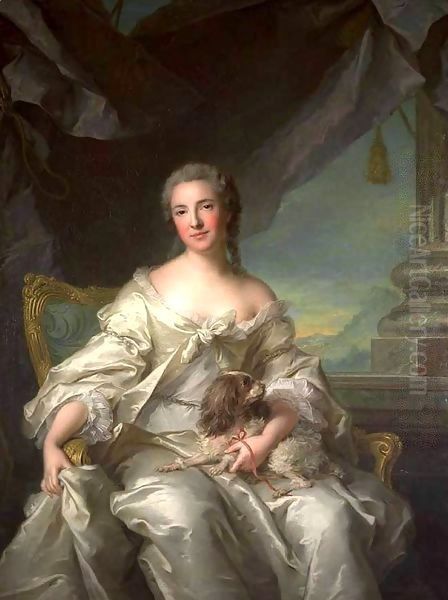 Madame la Comtesse d'Argenson Oil Painting by Jean-Marc Nattier