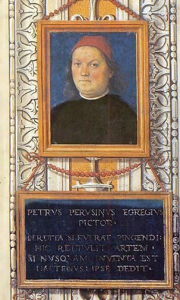 Perugino's Self-Portrait Oil Painting by Pietro Vannucci Perugino