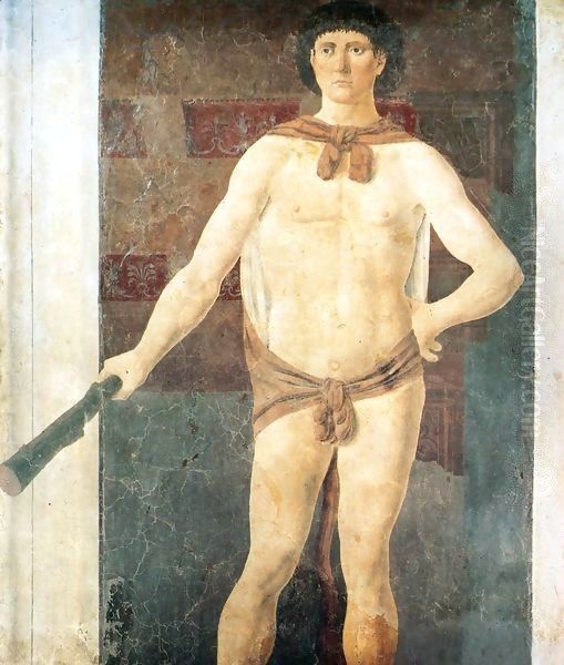 Hercules Oil Painting by Piero della Francesca