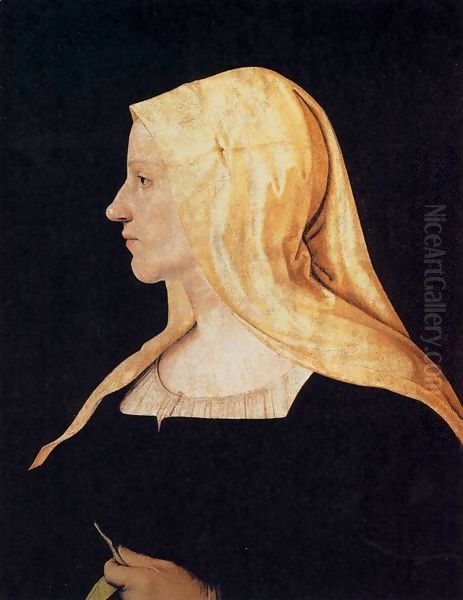 Portrait of a Woman Oil Painting by Piero Di Cosimo