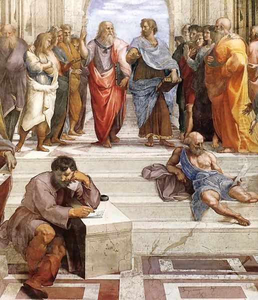 The School of Athens (detail) 2 Oil Painting by Raphael