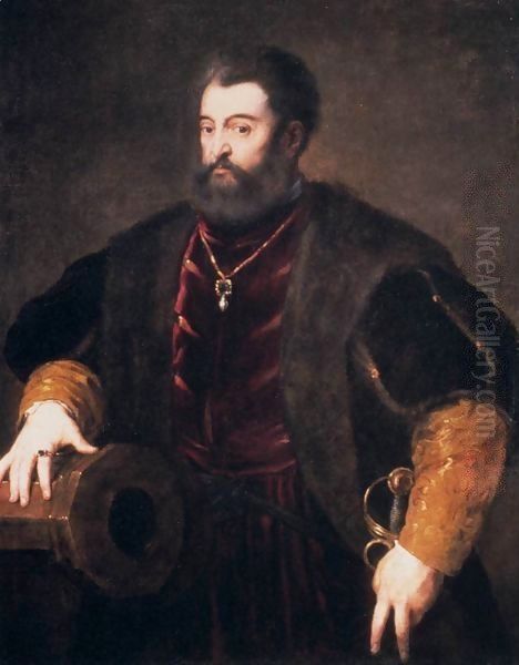 Alfonso d'Este, Duke of Ferrara Oil Painting by Peter Paul Rubens