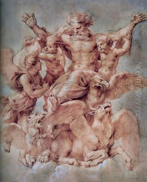 Vision of Ezekiel Oil Painting by Peter Paul Rubens