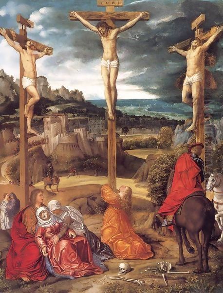 Crucifixion Oil Painting by Giovanni Girolamo Savoldo