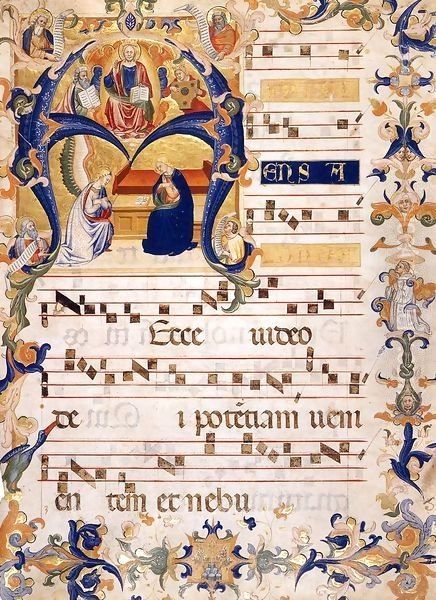 Antiphonary Oil Painting by Don Simone Camaldolese