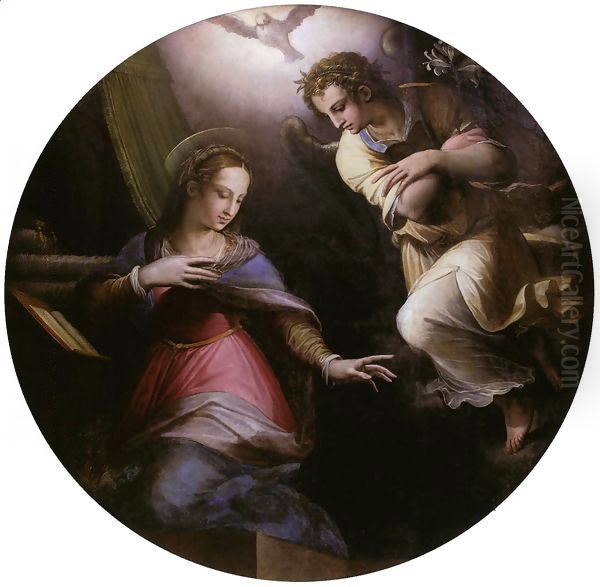 Annunciation Oil Painting by Giorgio Vasari