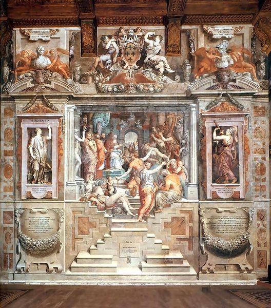 Tribute of the Nations to Paul III Oil Painting by Giorgio Vasari