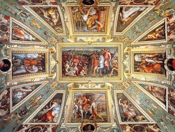 Ceiling decoration Oil Painting by Giorgio Vasari