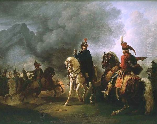 A General with his Aide de Camp by Carle Vernet