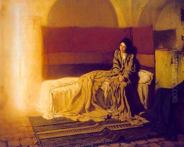 The Annunciation Oil Painting by Henry Ossawa Tanner