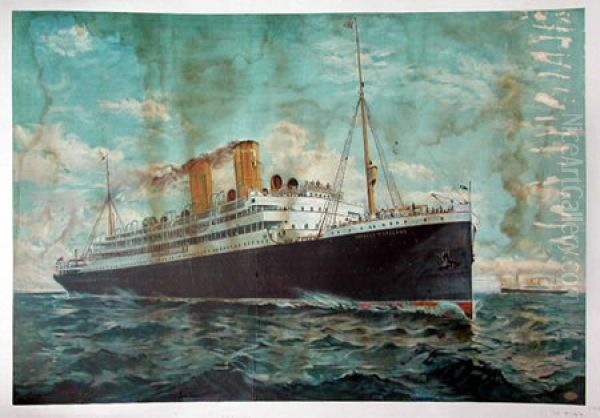 Empress of Ireland Oil Painting by W Kitzig