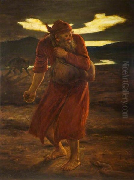 The Enemy Sowing Tares Oil Painting by Sir John Everett Millais