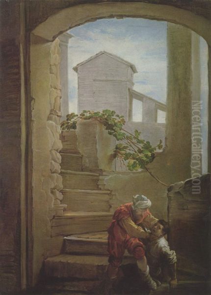 Parable of the Unforgiving Servant Oil Painting by Domenico Fetti