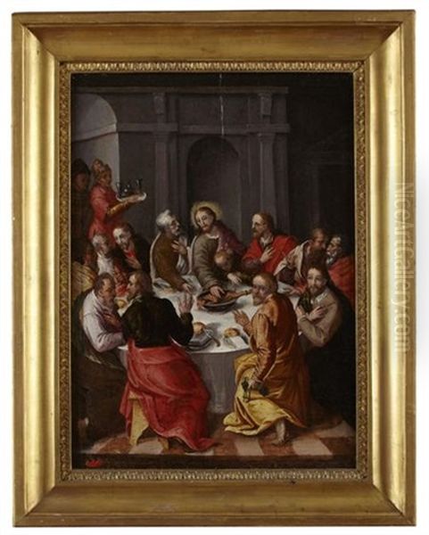 The Last Supper Oil Painting by Hans Von Aachen