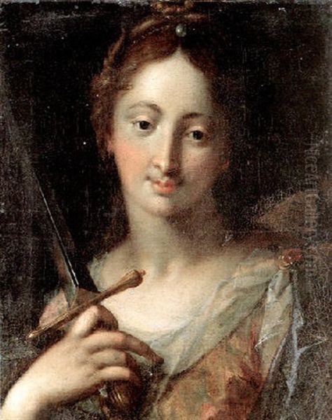 Die Heilige Katharina Oil Painting by Hans Von Aachen