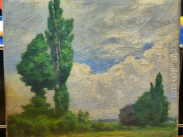 Paysage De Campagne Oil Painting by Pierre Abattucci