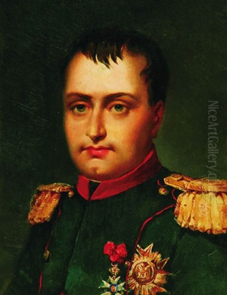 Portrait Of Emperor Napoleon Oil Painting by Louise Abbema