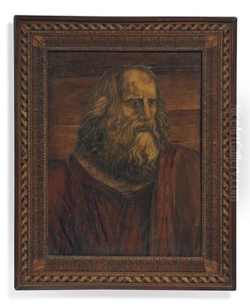 Untitled (plato) Oil Painting by Francesco Abbiati